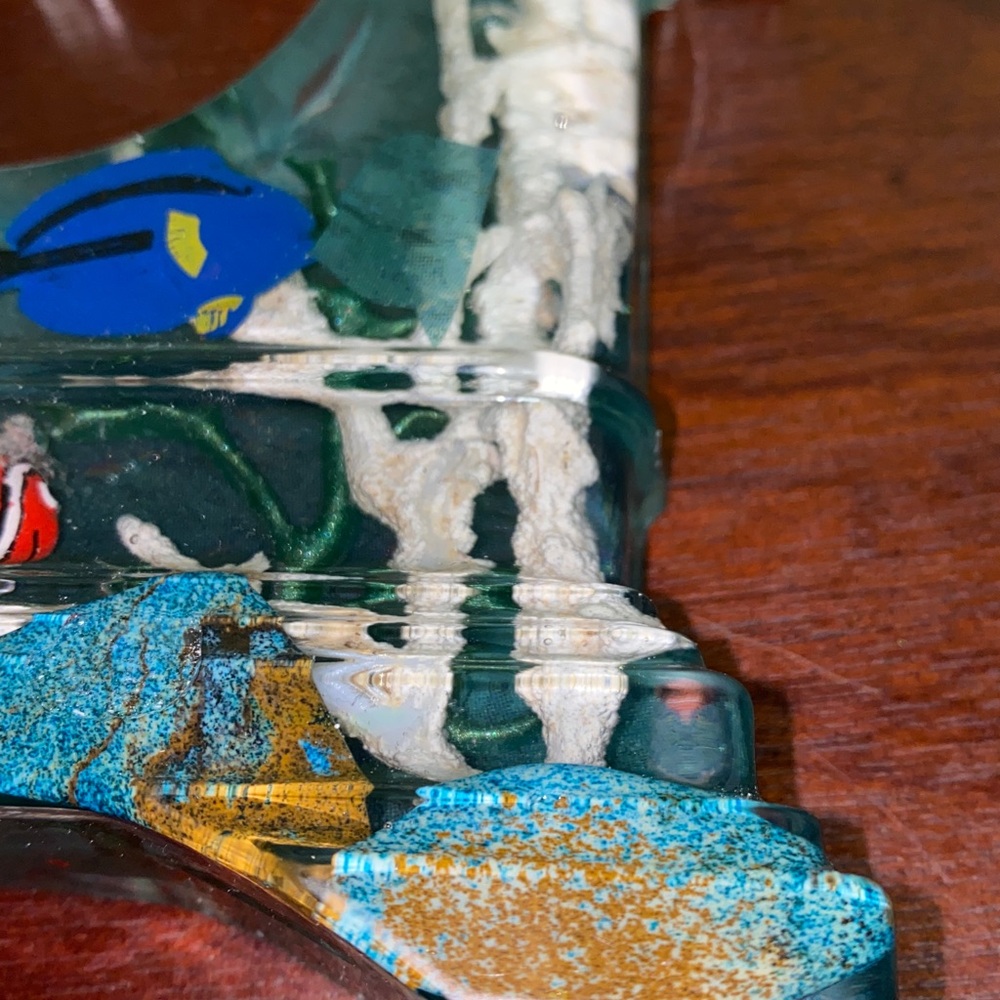 Colorful Ocean -Themed Clock - Picture 4 of 6
